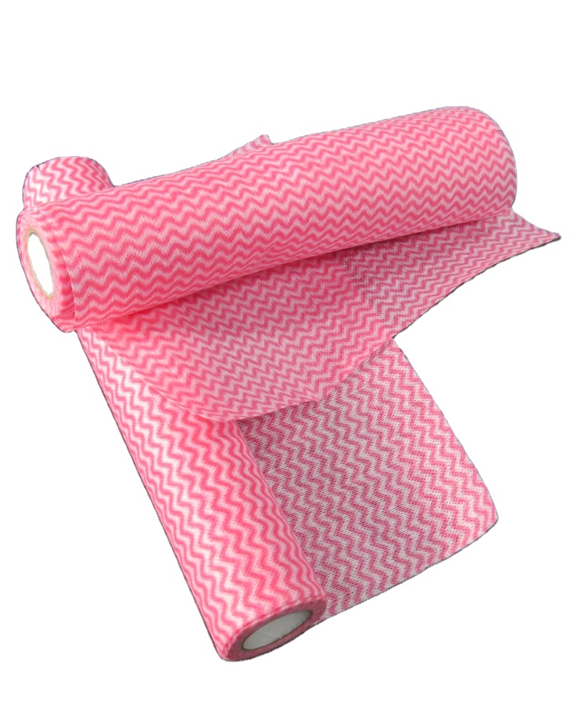 Nature eco-friendly reusable kitchen disposable washing cloth cleaning cloth roll