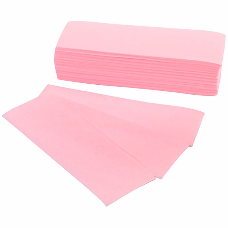 Factory Direct OEM Hair Removal Wax Paper Depilatory Wax Paper Strips Spunlace Nonwoven Wax Strips