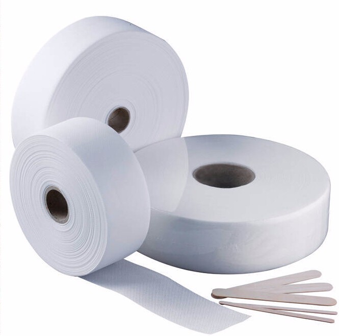 High quality non-woven fabric waxing strips roll wax paper roll for body facial hair removal